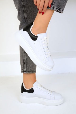 Platform Sneakers - Wit