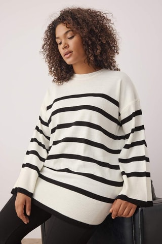 Maglia relaxed - Ecrù