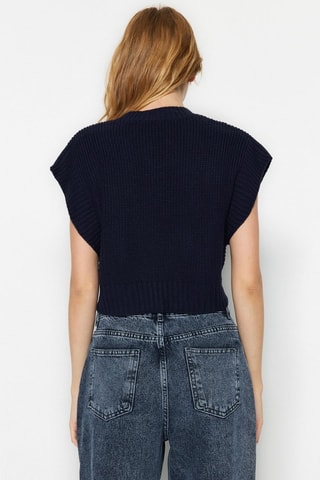 Korte Trui - Marineblauw
