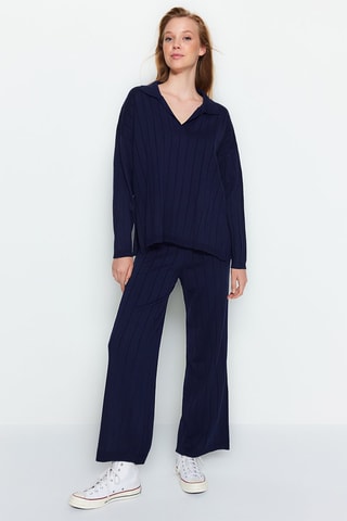 Maglia oversize e pantaloni - Navy
