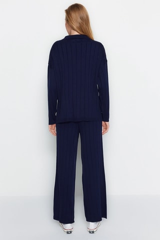 Maglia oversize e pantaloni - Navy