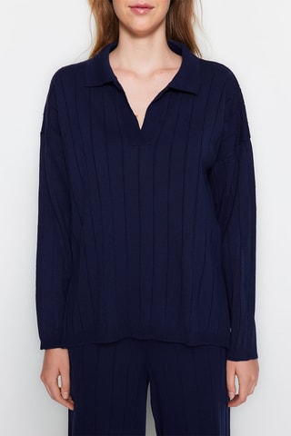 Maglia oversize e pantaloni - Navy