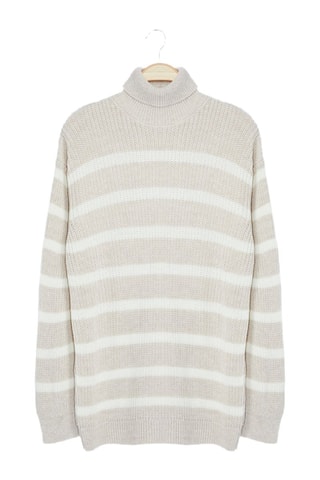 Maglia oversize - Beige