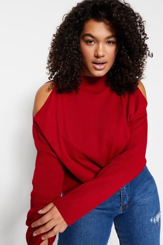 Trui Relaxed Fit - Rood