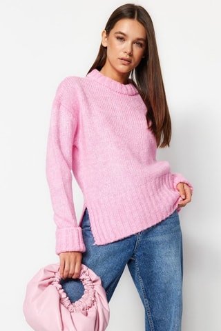 Oversized trui - Roze