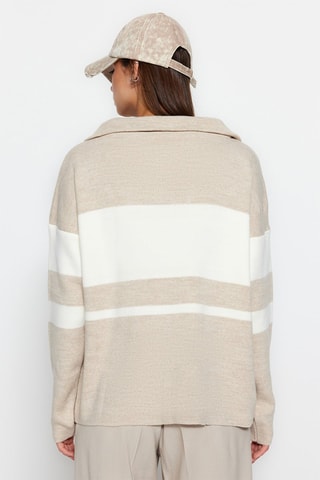 Jersey - Beige jaspeado y crudo