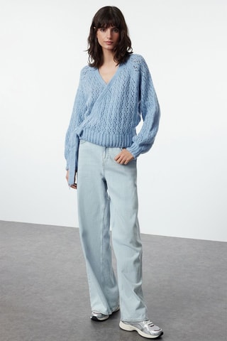 Jersey cruzado - Azul