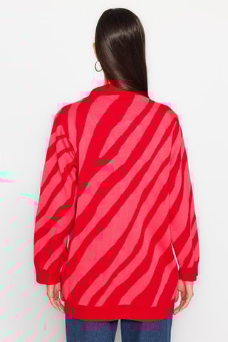 Vest - Fuchsia en rood