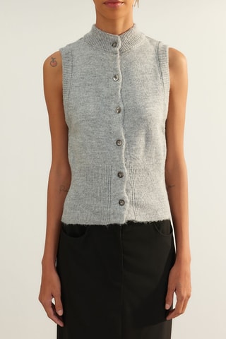 Mouwloos Vest - Grijs