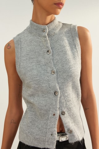 Mouwloos Vest - Grijs