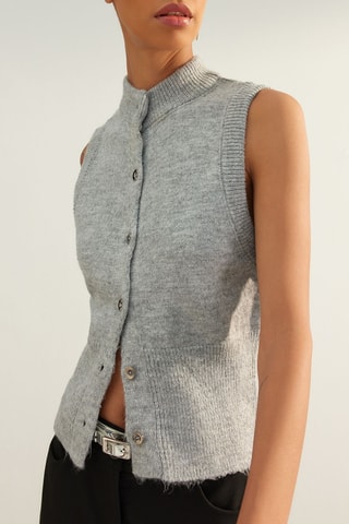 Mouwloos Vest - Grijs