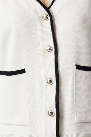 Vest - Ecru en Zwart