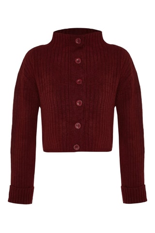 Oversized vest - Bordeauxrood