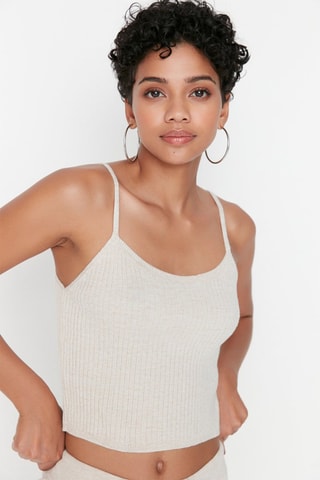 Cardigan e pantaloni - Beige