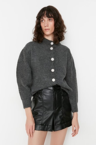 Cárdigan - Gris oscuro