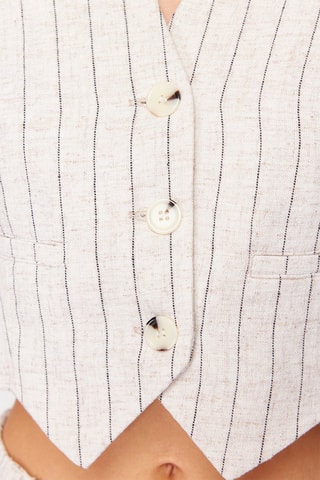 Mouwloos Vest - Beige