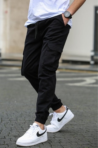 Pantalón cargo - Negro