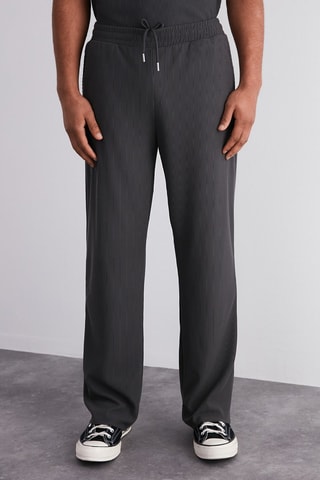 Pantalón wide leg - Antracita