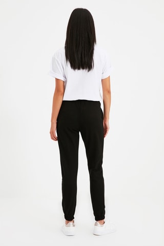 Joggingbroek Hoge Taille Zwart