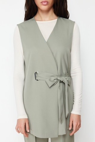 Pantaloni e giacca senza maniche  - Kaki