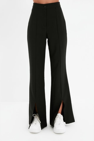 Broek Flare Cut Zwart