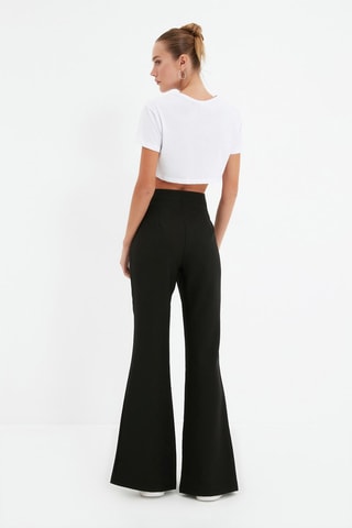 Broek Flare Cut Zwart