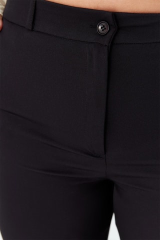 Rechte Broek Hoge Taille Zwart