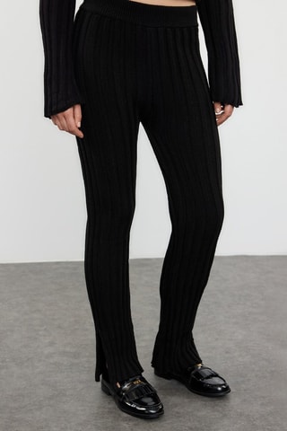 Tunica e pantaloni regular - Nero