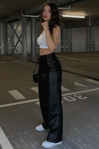 Jeans Hoge Taille - Zwart