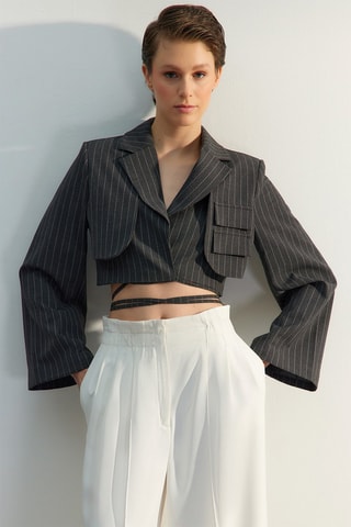 Giacca corta - Grigio scuro