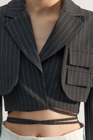 Giacca corta - Grigio scuro