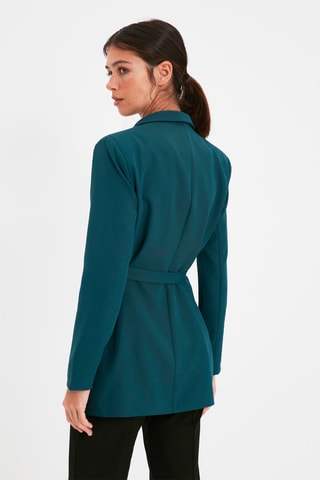 Giacca lunga - Verde smeraldo