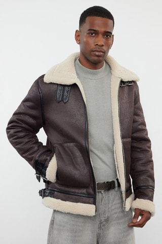 Giacca regular - Marrone