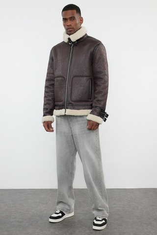 Giacca regular - Marrone