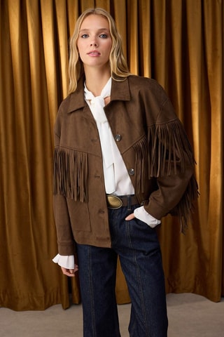 Giacca oversize - Marrone