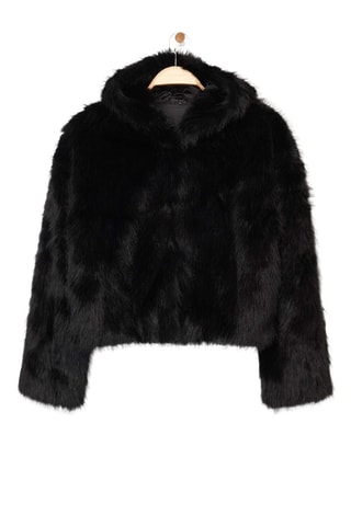 Casaco com capuz - Preto