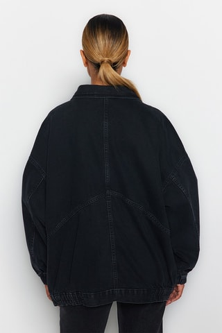 Casaco de ganga Preto