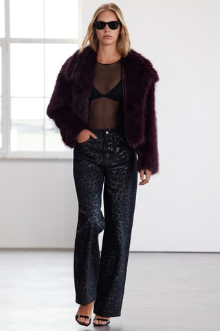 Giacca oversize - Bordeaux