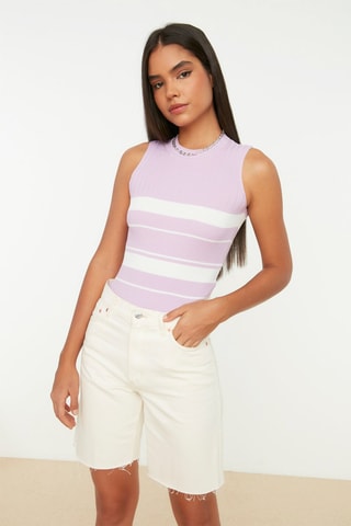 Top - Lichtpaars en Wit