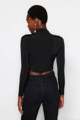 Crop Top - Zwart