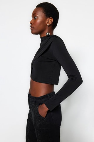 Crop Top - Zwart