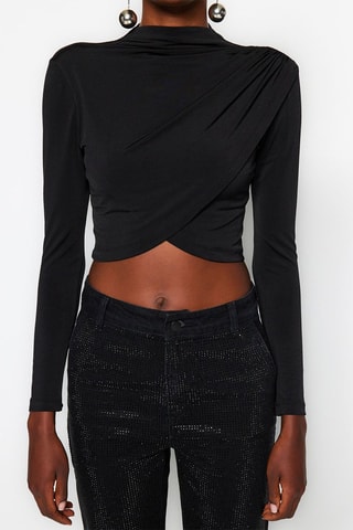 Crop Top - Zwart
