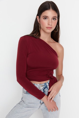 Crop Top - Bordeauxrood