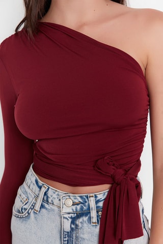 Crop Top - Bordeauxrood