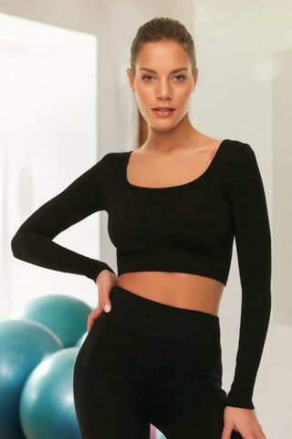 Crop top - Preto