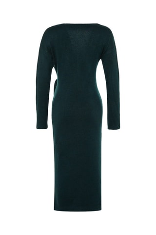 Vestido midi - Verde esmeralda