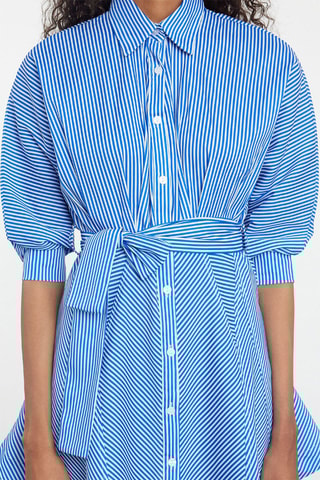 Blouse-jurk - Blauw