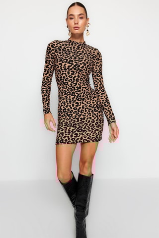 Nauwaansluitende Jurk - Zwart