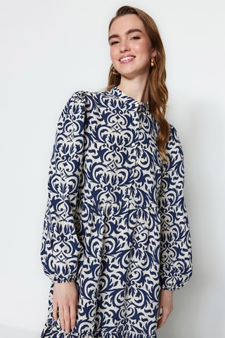 Lange Jurk Marineblauw