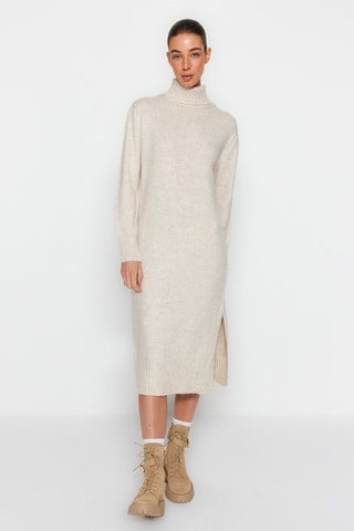 Trui-jurk - Beige